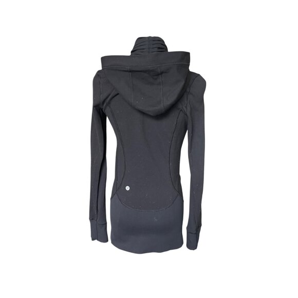 Lululemon Womens Dance Studio Jacket Size 4 Full Zip Up Hooded Long Activewear - Picture 4 of 8